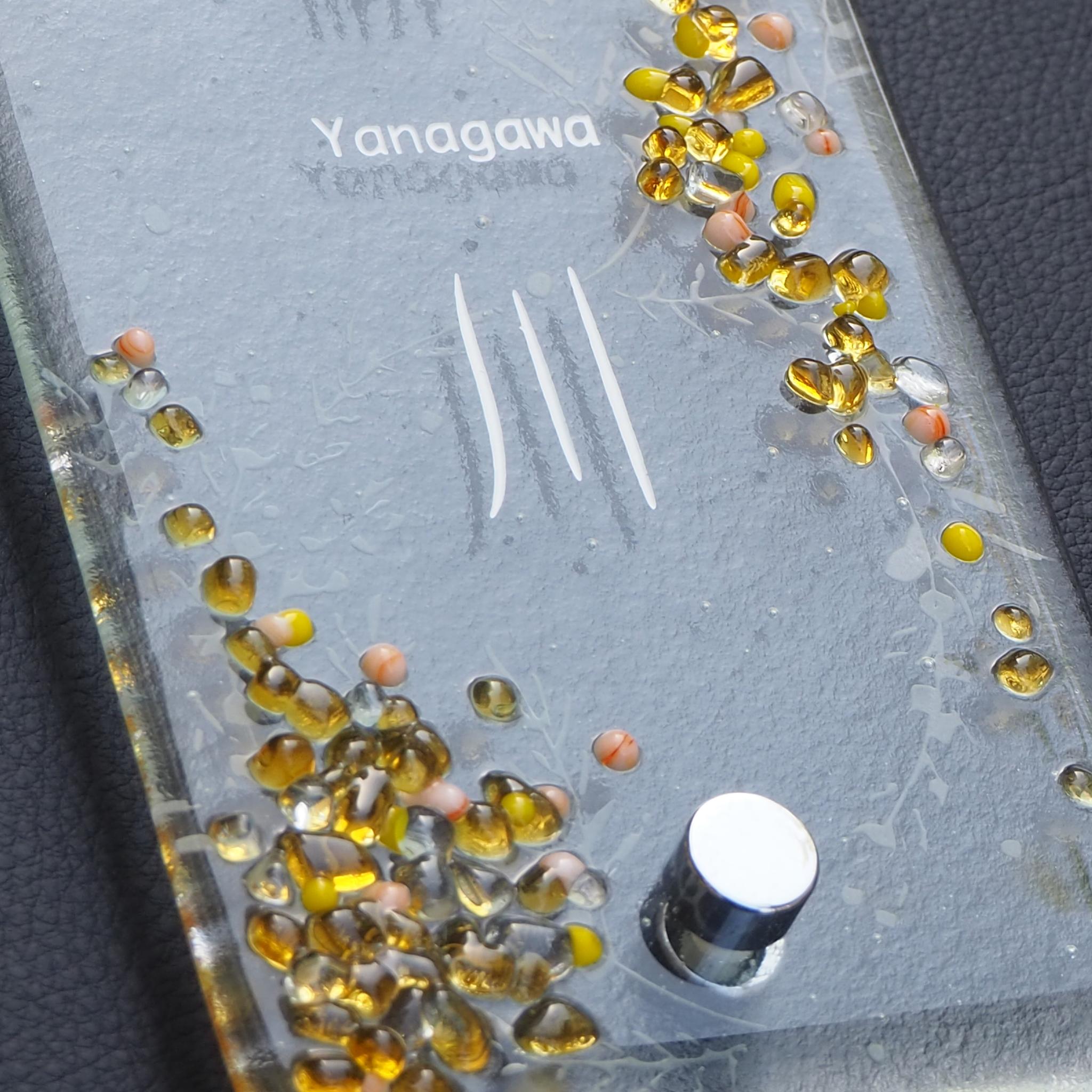 「ミモザの煌めき」ガラス表札 | 2枚目